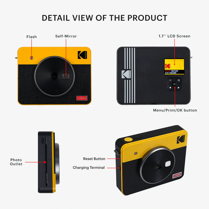 Cámara de fotos instantánea Kodak Mini Shot Combo 3 por solo 141 euros